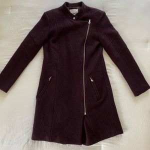 BB Dakota Maroon Trench Coat